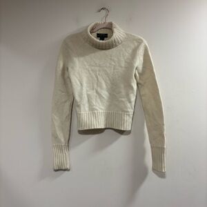 Ralph Lauren Cream Cowl Turtleneck Sweater